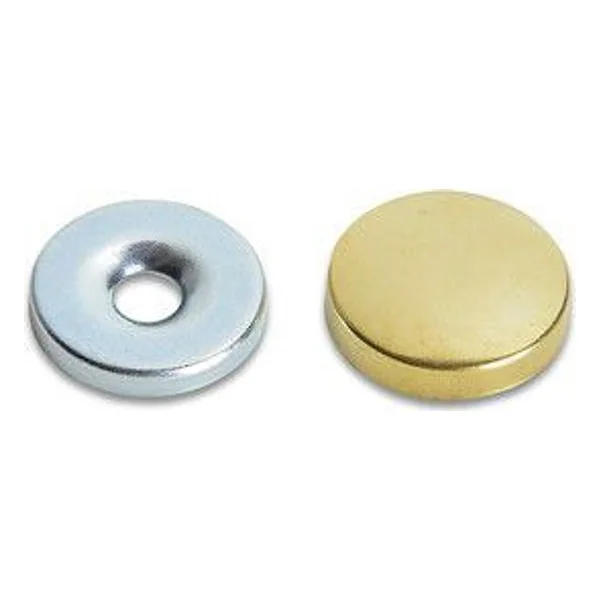 Borchia Coprivite Ottone Lucido 14 mm – cod. CPD30538