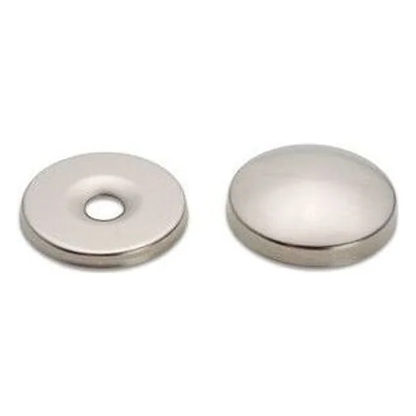 Borchia Coprivite Ottone Nichelato 18 mm – cod. CPD7560