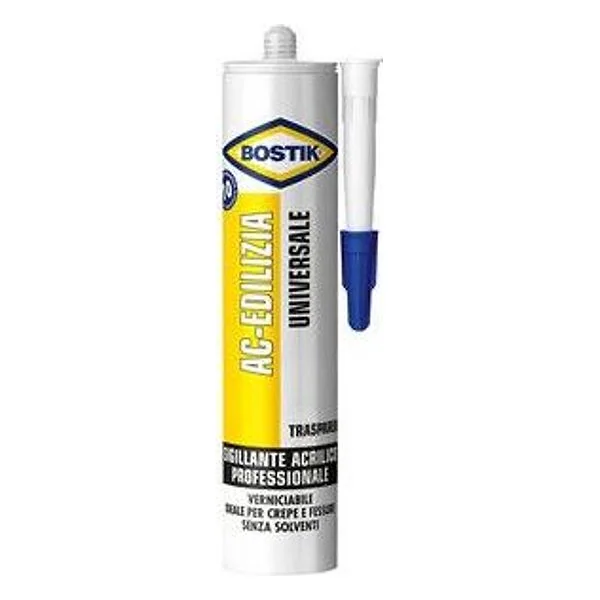 Bostik Acrilico Edilizia 300ML Trasparente Cart – cod. CPD99229