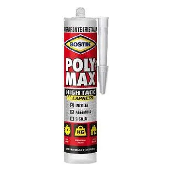 Bostik Polymax High Tack Cristal 300 G Cartuc – cod. CPD95780