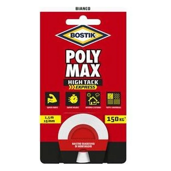 Bostik Polymax Nastro Biad High Tack Express Bianco – cod. CPD508395