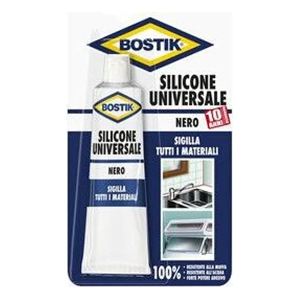 Bostik Silicone Universale 60 ml Nero Blister – cod. CPD93305