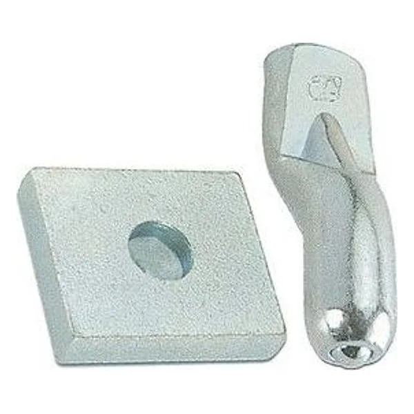 Piastra con Perno per Cardine D 20 mm Acciaio Zin – cod. CPD87751