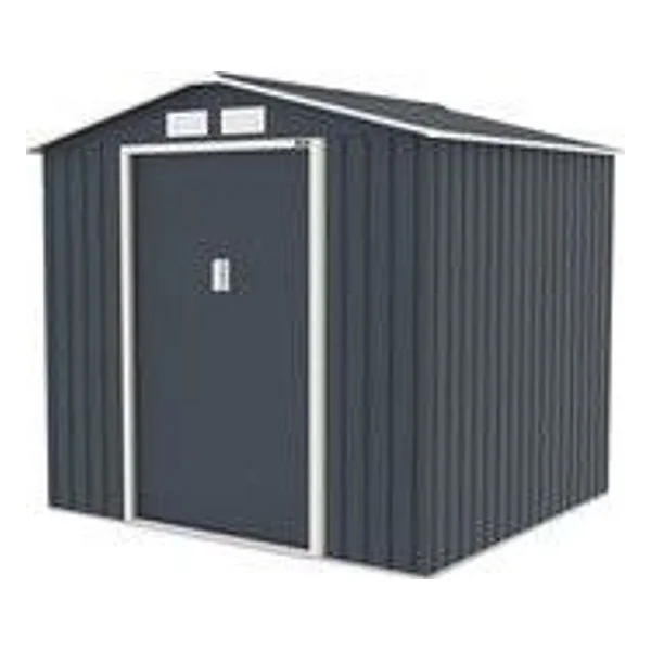Casetta Box Attrezzi Lamiera 213X195X195CM Grigio – cod. CPD508969