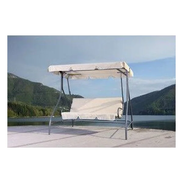 Dondolo Brezza Acciaio a 3 Posti Beige – cod. CPD57376