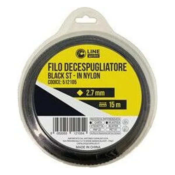 Filo Decespugliatore Quad Seghett Black-St 2,7MMX15M – cod. CPD512105