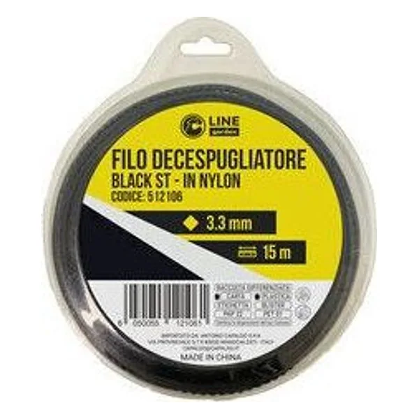 Filo Decespugliatore Quad Seghett Black-St 3,3MMX15M – cod. CPD512106