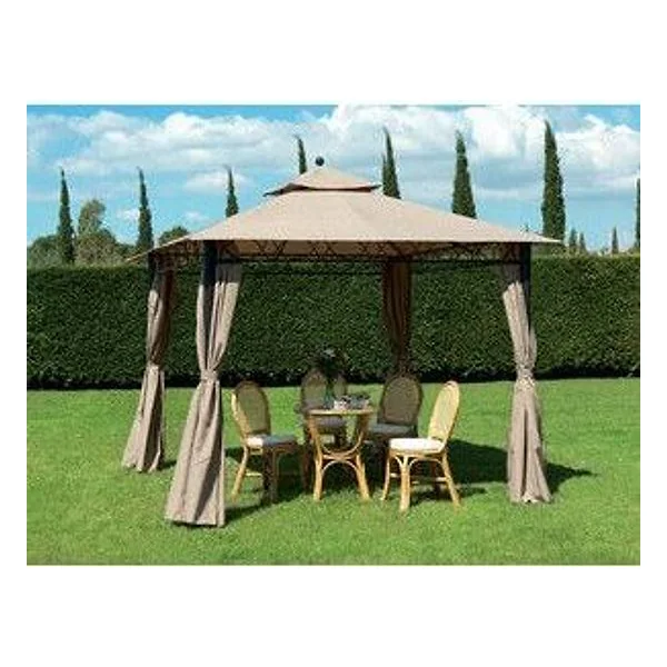 Gazebo Acciaio 3X3M Cairo Beige Scuro – cod. CPD2525