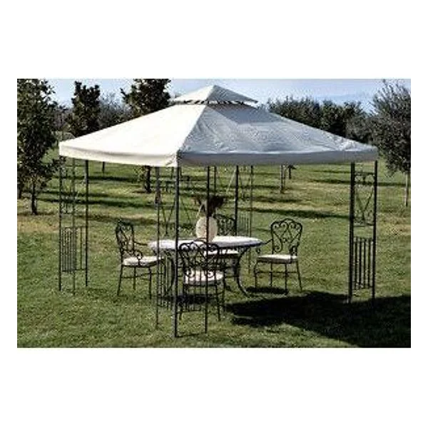 Gazebo Acciaio 3X3M Decor Algeri Ecru – cod. CPD35893