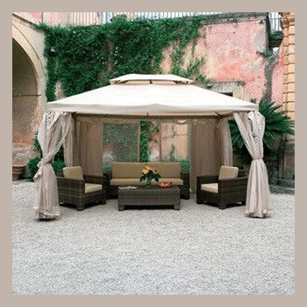 Gazebo in Alluminio 3X4M Agadir Ecrù – cod. CPD47829