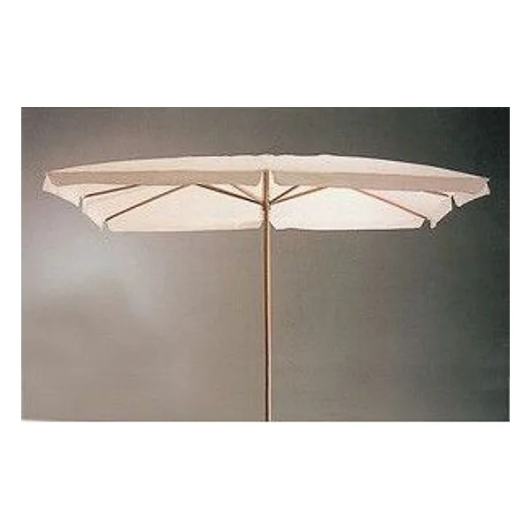 Ombrellone in Legno Palo 48 Tuvalu 2X3M Bianco – cod. CPD37508