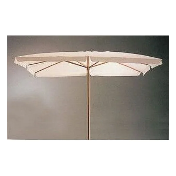 Ombrellone in Legno Palo 48 Tuvalu 3X4M Bianco – cod. CPD37509