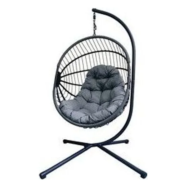 Poltrona Sospesa Acc Polyrat 108X192CM Aura Nero – cod. CPD506666