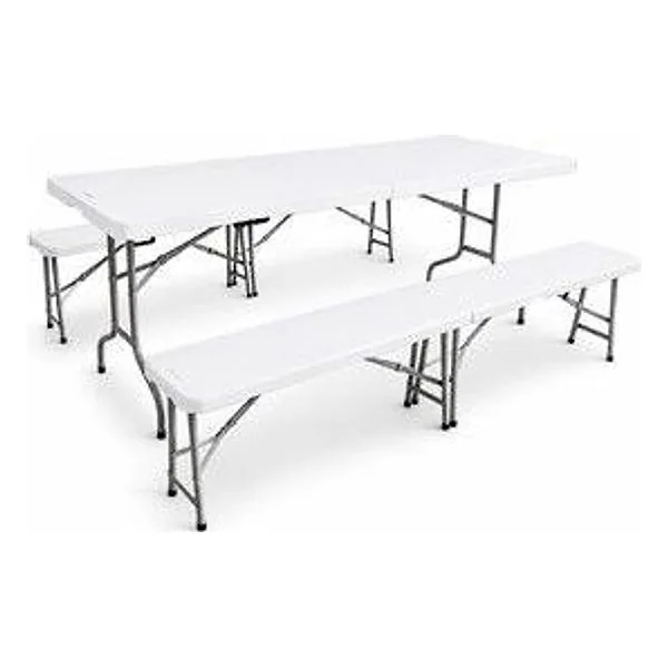 Set Birreria in Acciaio e Hdpe 183X75XH74CM – cod. CPD10193