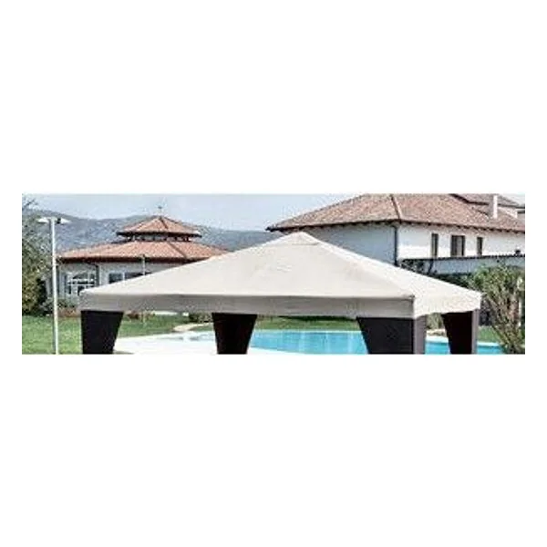 Top Ricambio per Gazebo Legno 3X4M Poliest Bianco – cod. CPD36983