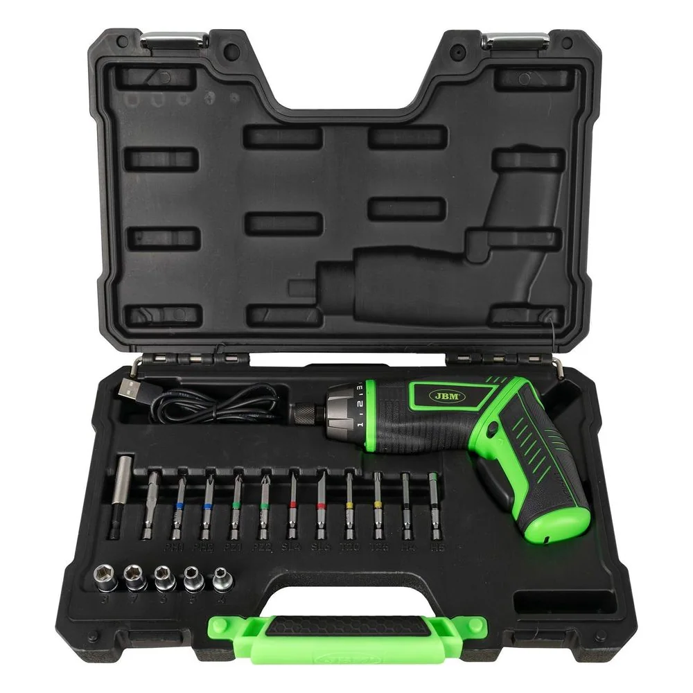 Cacciavite a Batteria e Set di Punte JBM – cod. 54683