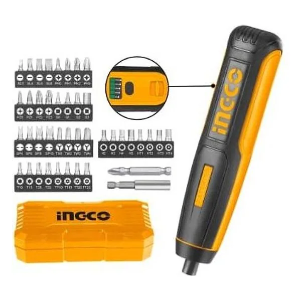 Cacciavite Batteria con Inserti Ingco – cod. CSDLI0403