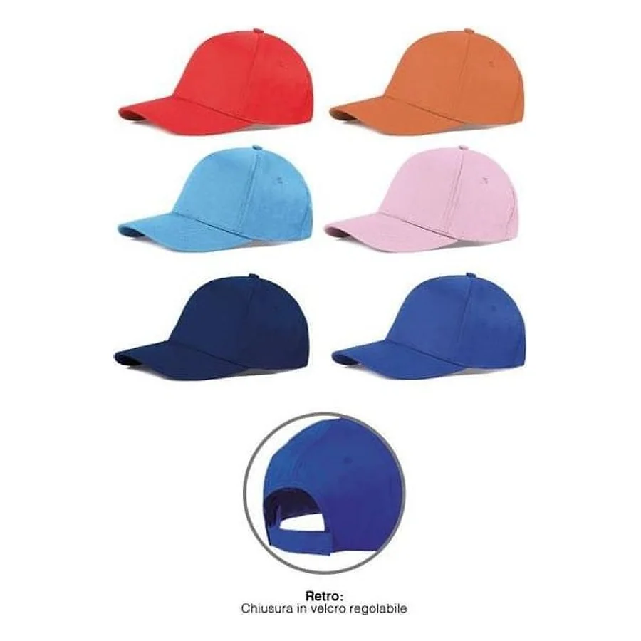 Cappellino Adulto a 5 Pannelli – cod. OLD-180754