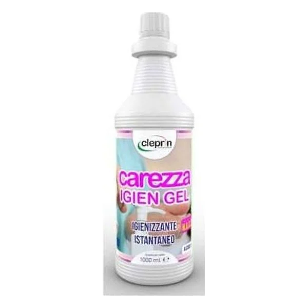 CAREZZA IGIENE GEL 1000ml (Es. art.124 DL 34/2020) – cod. CLECAREZZAGEL1LT