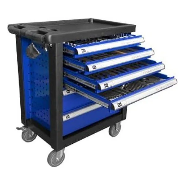 Carrello Blu 6 Cassetti con Attrezzatura JBM – cod. 52373