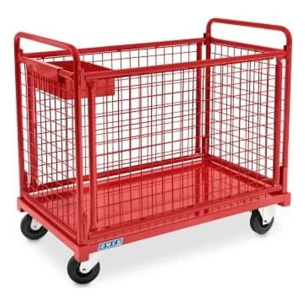 Carrello con sponde e rete metallica perimetrale (smontabile) – cod. 211/A