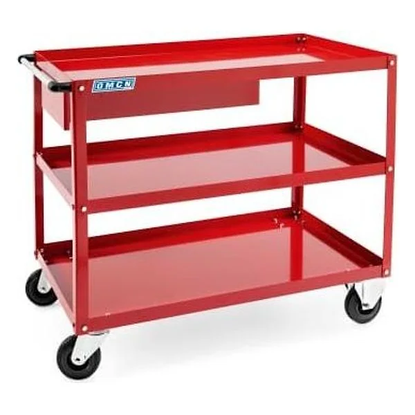 Carrello gigante a tre piani con cassetto (smontabile) – cod. 209/S