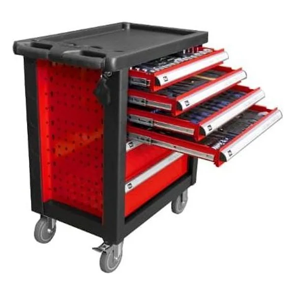 Carrello Rosso 6 Cassetti con Attrezzatura JBM – cod. 53448