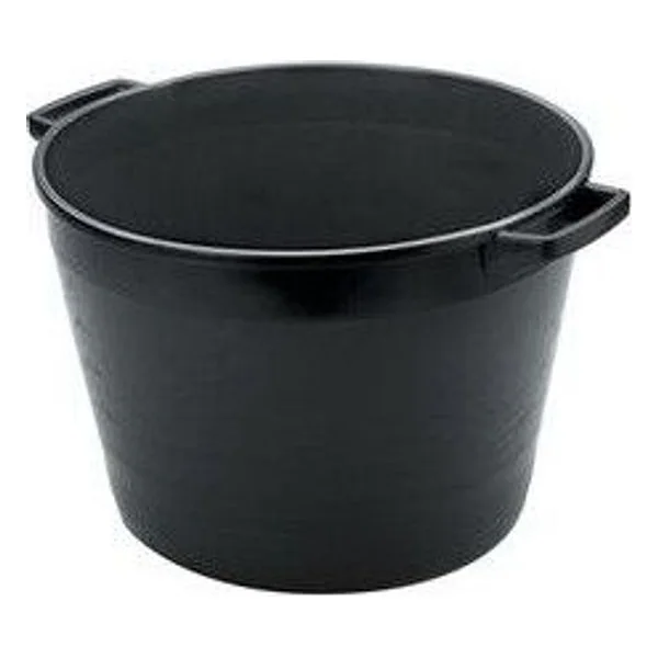 Cassa Tonda per Macerie 32 L D 44XH35 cm Nero – cod. CPD60082