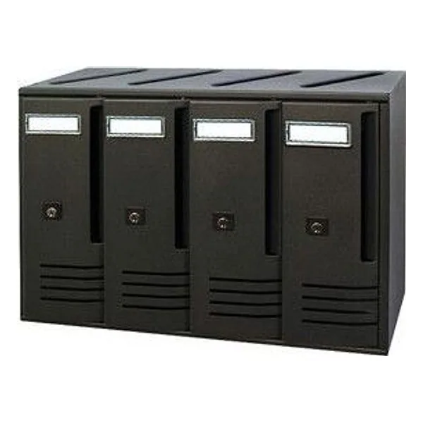 Cassetta Postale Alubox Cubo C4 42X17,5X30 Gri Ghisa – cod. CPD13340