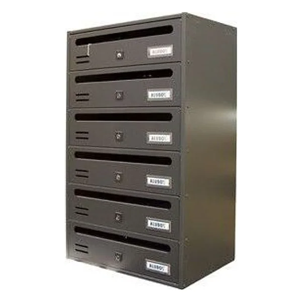 Cassetta Postale Alubox Cubo/R 6 38,5X25X63 gr Ghisa – cod. CPD93240