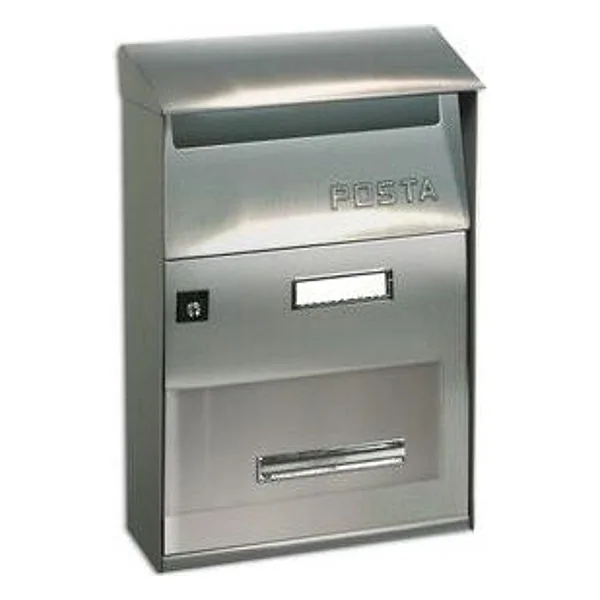 Cassetta Postale Alubox FT Inox Liscio 22X11X32,5CM – cod. CPD21754
