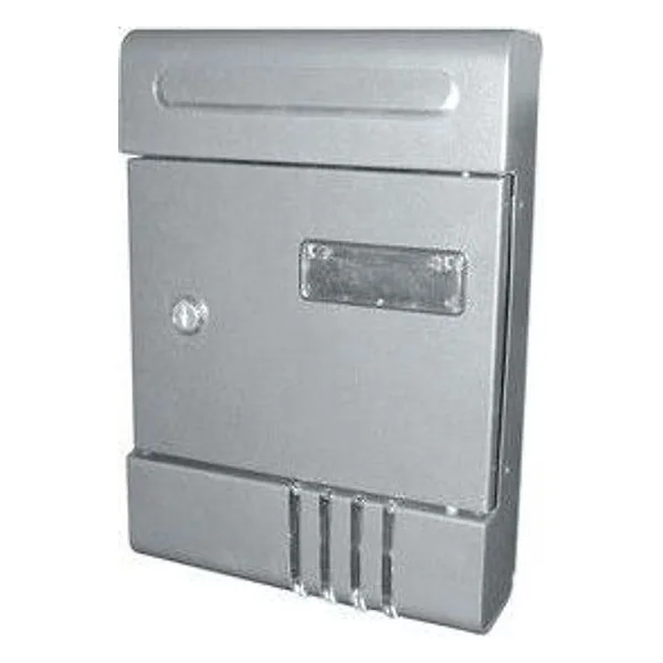 Cassetta Postale Condominio 20,5X6,5X29 cm Silver – cod. CPD40311