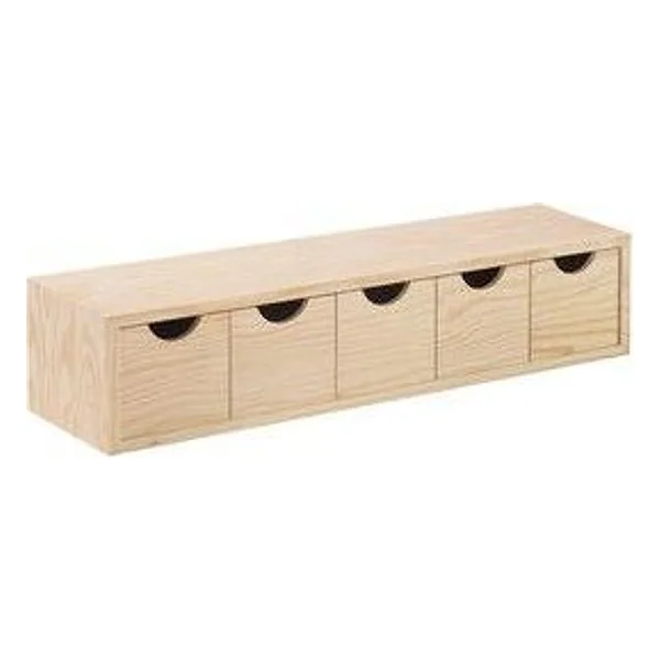 Cassettiera Mini 5 Cassetti 56X13XH12 cm – cod. CPD9273
