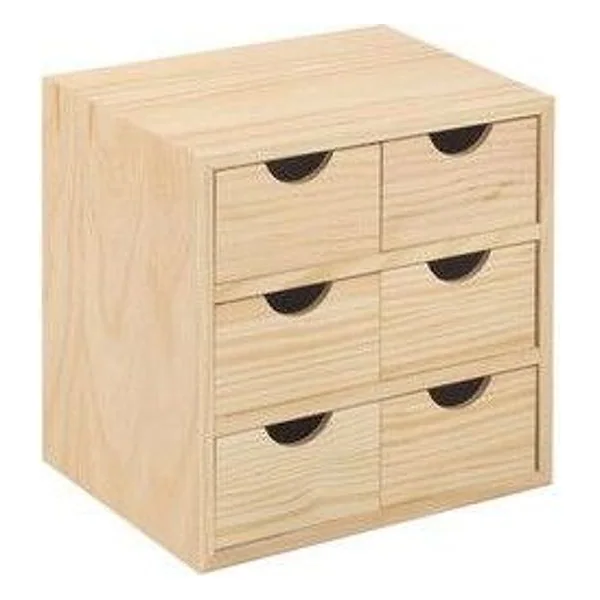 Cassettiera Mini 6 Cassetti 28X20XH28 cm – cod. CPD9339