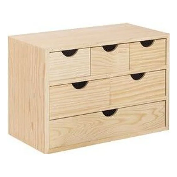 Cassettiera Mini 6 Cassetti 40X20XH28 cm – cod. CPD9355