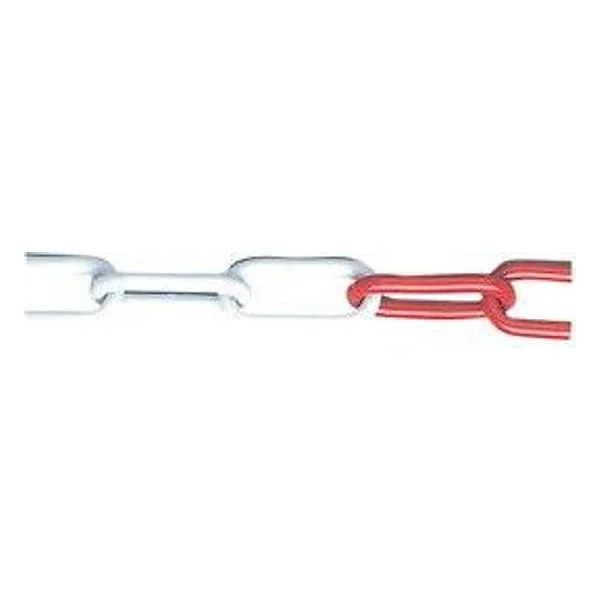 Catena Acciaio Bianco Rosso D 5 mm da 25 M – cod. CPD55707