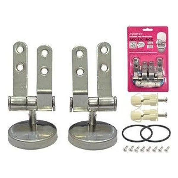 Cerniera Copriwater Inox CF 2 PZ – cod. CPD86641