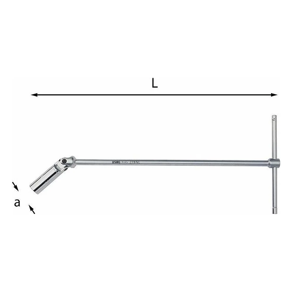 Chiave a T Snodata per Candele Lunghe 278 NL – cod. U02780035
