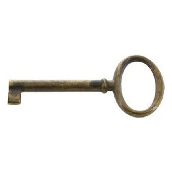 Chiave per Mobili 33706 34X73 mm Ottone Anticato – cod. CPD26088