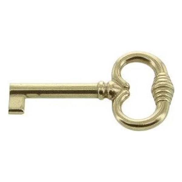 Chiave per Mobili 33708 35X62 mm Ottone Lucido – cod. CPD227