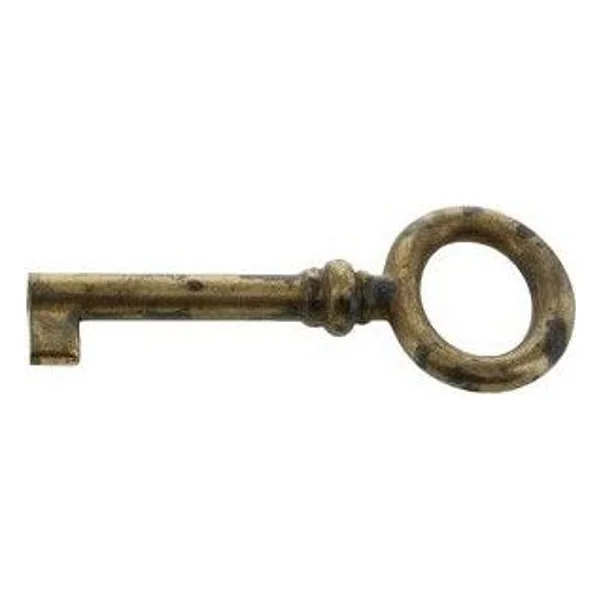 Chiave per Mobili 33728 29X69 mm Ottone Anticato – cod. CPD402