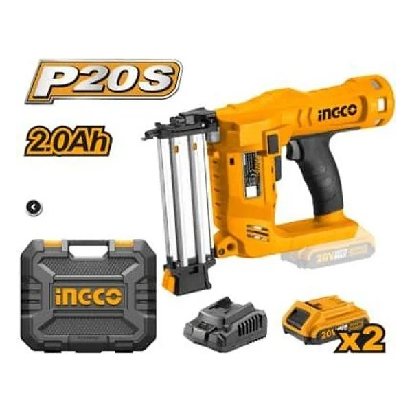 Chiodatrice a Batteria 20V con 2 Batt Ingco – cod. CBNLI2002
