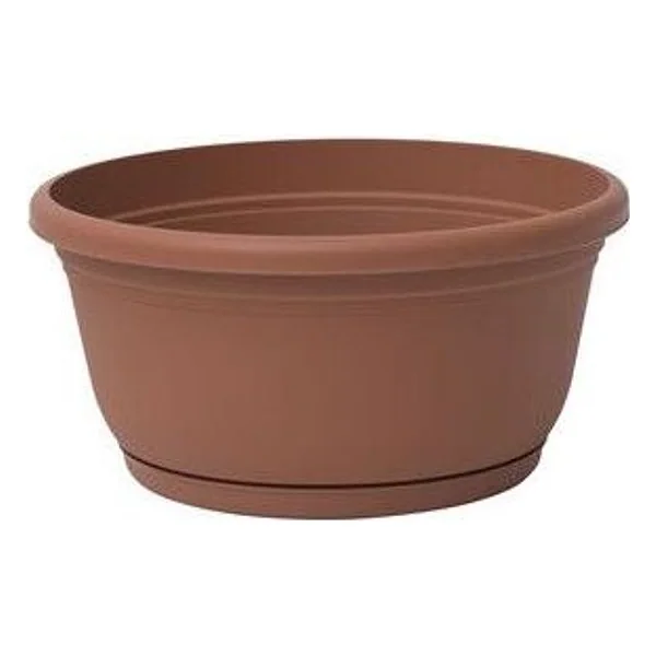 Ciotola in Plastica Unica con Sottovaso D 25 cm – cod. CPD95470