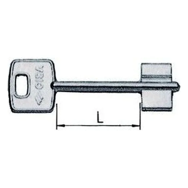 Cisa 00100.001 Chiave Grezza DM Ottone Nich – cod. CPD15139