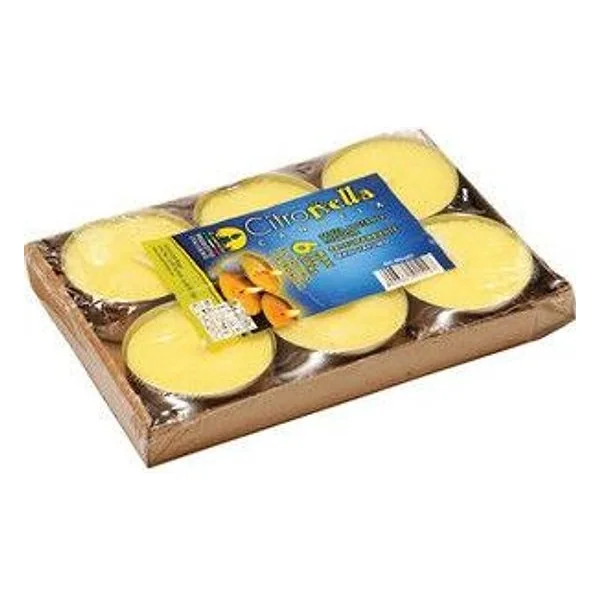 Citronella Tea Light Made in Italy D 60X25 Maxi 6 PZ – cod. CPD15985