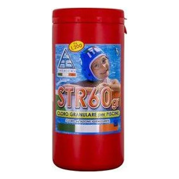 Cloro per Piscina in Polvere STR60GR 1,2 kg – cod. CPD3658