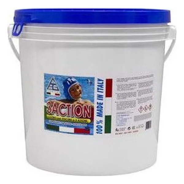 Cloro per Piscina Pastigl 200 G Mult 3 Action 25 kg – cod. CPD57253