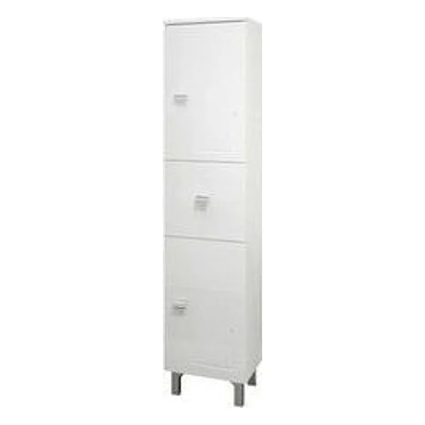 Colonna Bagno Eva 2 Ante + 1 Cassetto 148 Bianco – cod. CPD99439