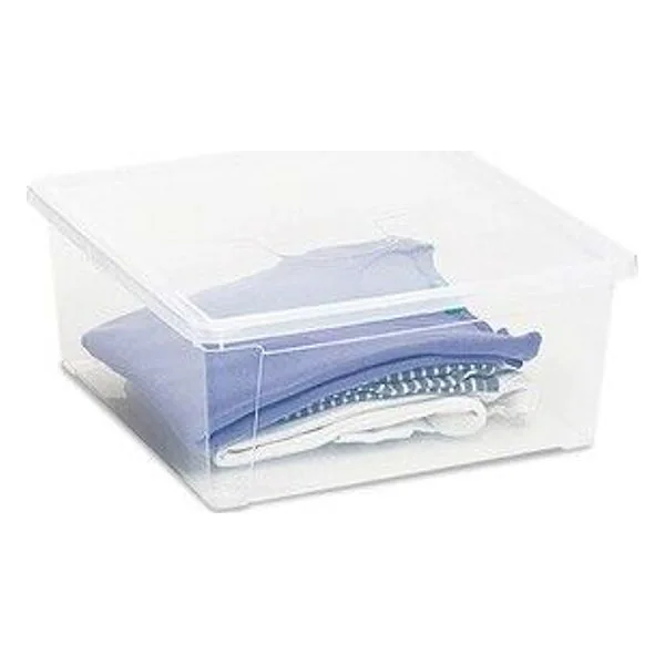 Contenitore Easy Box con Coper 40X40XH16 cm Trasp – cod. CPD11520