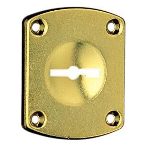 CR 31 Mostrina per Serratura DM Dorata con Incavo 8MM – cod. CPD5228